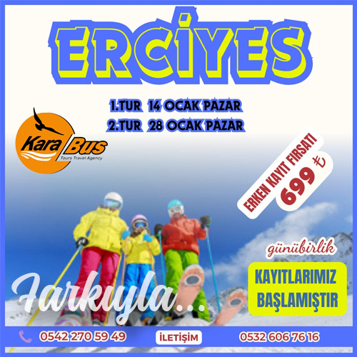 Kayseri Erciyes'e Eğlenceli Bir Gezi l